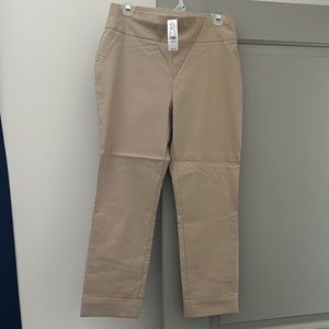 Tan New York & Company Ankle Pant